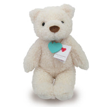 画像をギャラリービューアに読み込む, ラブリーフワリーベア Mサイズ ブラウン・ホワイト