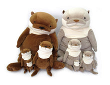 画像をギャラリービューアに読み込む, もちかわうそ XXL グレー・ブラウン