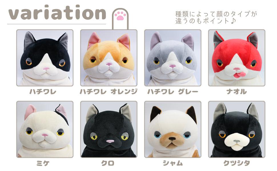 もちねこ ぬいぐるみ Mサイズ – Morisakaglobal